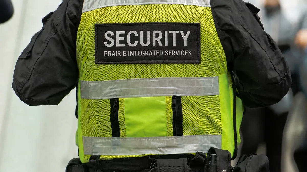 A Prairie Protection Services officer on a scheduled patrol.